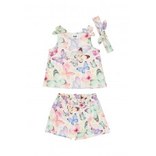 SPRINT σετ μπλούζα με σορτς κορίτσι 261-2035-133 λευκό